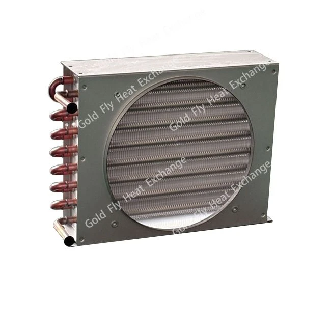 2 Kab 8 Qhov Copper Tube Condenser Nrog Plhaub